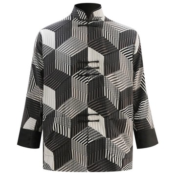 【鐵閘】香港士多經典真絲功夫衫|國潮港風新中式