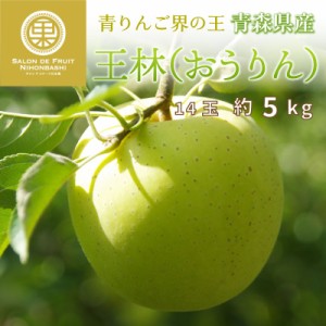 [予約 11月15日～12月15日]  王林 14玉 大玉 約5kg 青森県産 JA津軽みらい りんご リンゴ おうりん 林檎 箱買い ご贈答用 ギフト 通販 果