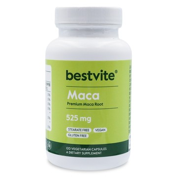 【Bestvite】必賜力瑪卡MACA膠囊1瓶(120顆) 525mg馬卡/秘魯人參/幸福推手/增強體力/滋補強身