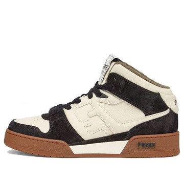 (WMNS) FENDI Match High Top 'Black White Cream'