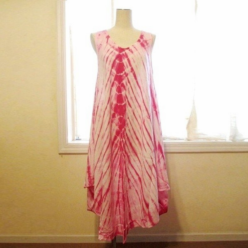 ワンピース タイダイ染めワンピース おしゃれ タイダイ レッド タイダイ染め リゾートワンピース フリーサイズ レディース ノースリーブ ワンピ タイダイレッド 通販 Lineポイント最大0 5 Get Lineショッピング