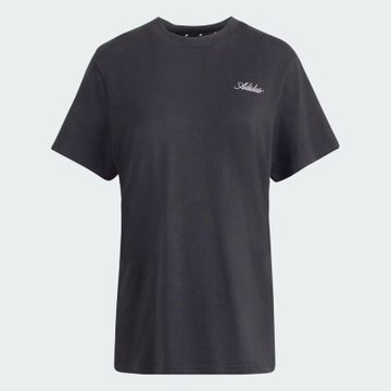 Adidas 愛迪達 Matcha L T KT9696 女 T恤 運動上衣 休閒短袖 抹茶印花 純棉 黑