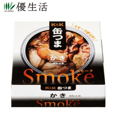 防災 備蓄 おつまみ K＆K 缶つまSmoke かき12缶 送料無料