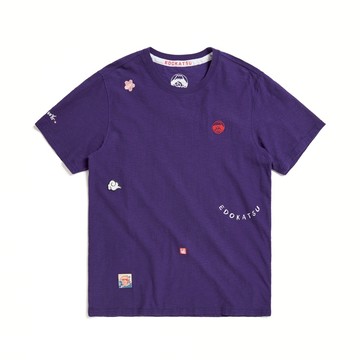 江戶勝｜男裝｜經典方形短袖T恤