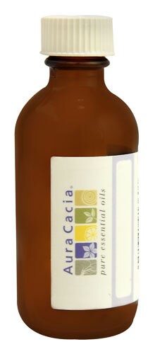 Aura Cacia Empty Amber Bottle with Writeable Label 2 fl oz