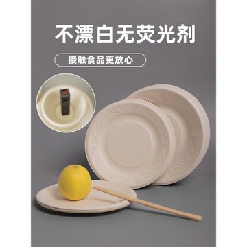 一次性紙盤子餐盤分格碟子菜盤蛋糕紙盤快餐盤畫創意手工菜碟紙碟