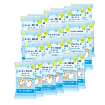 蓓比適濕式衛生紙袖珍包(12抽2入)x12包