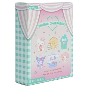 Jada 佳達 壓克力搖搖樂格子系列 Sanrio 公仔 款式隨機  1個