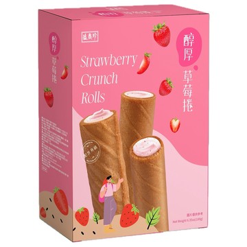 [家速配]盛香珍醇厚草莓捲