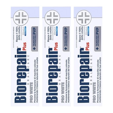 Biorepair 貝利達 亮白加強型牙膏  75ml  3條