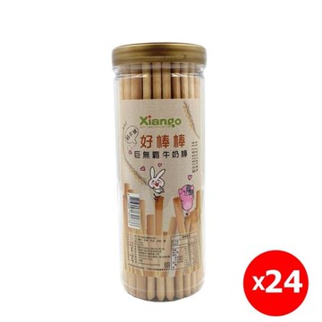 【匠菓子】巨無霸香濃酥脆牛奶棒-牛奶口味(360g/罐)*24罐組