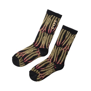 【西雅圖 KAVU】ISLAND WALK 台灣花草中筒襪 蕨弦 #KTW004