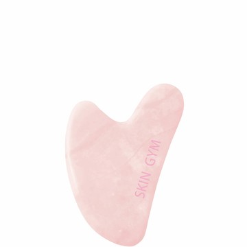 Skin Gym Rose Quartz Sculpty Heart Gua Sha