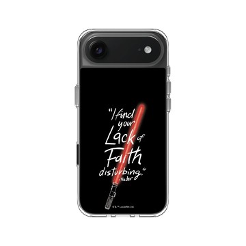 iPhone Air Clear Case（相機按鈕） 透明 - 迪士尼-星際大戰 Star Wars - 原力咒語-光劍系列