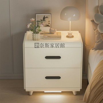免運 置物櫃 抽屜櫃 小儲物櫃 臥室床頭柜簡約現代家用客廳置物柜抽屜式收納柜多層夾縫儲物柜子 床邊櫃 實木床頭櫃