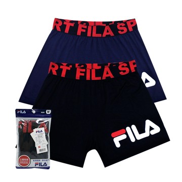 [家速配]FILA男寬鬆親膚透氣平口褲-XL(顏色隨機出貨)