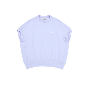 FILA #Be part of the FILA 女縮腰圓領背心-淺紫 5TEZ-1427-PL