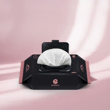 韓國 ENBLANC 極厚黑珍珠有蓋純水濕紙巾