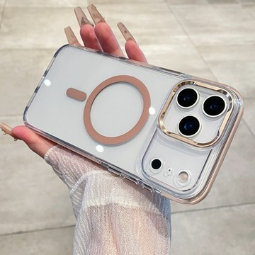 i17 冰晶雙色 磁吸 氣囊 防摔殼 適用於 蘋果 iPhone 17 Pro Max 17 17Air 手機殼 保護殼