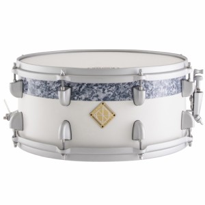 DIXON ディクソン PDSCL654MA スネアドラム CLASSIC series Marble Apex 14”x6.5” ホワイト