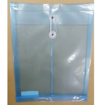 特價品！！A4 公文袋  附繩文件袋 直式透明 資料袋 PP 材質 /1F