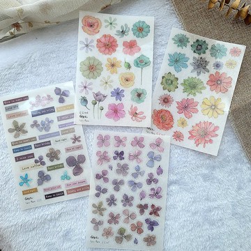 花花們5 及 花花們6 轉印貼紙