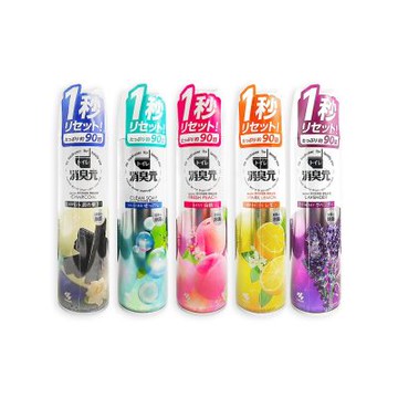 (2罐任選超值組)日本Kobayashi小林製藥-消臭元浴廁馬桶瞬間除臭芳香噴霧280ml/罐(衛浴尿騷便臭淨味擴香,化妝室空氣清新劑,如廁後脫臭香氛液,可用約90次)