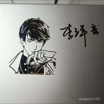 🍀臺灣出貨🍀戀與製作人李澤言白起簽名金屬貼手機筆記本平闆耳機裝飾小衆貼紙