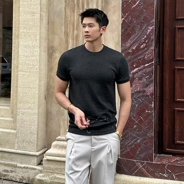 台灣现貨 115kg 圓領短袖 健身短袖 美式短袖 簡約短袖 港風短袖 涼感短袖 運動短袖 純色短袖 大碼短袖