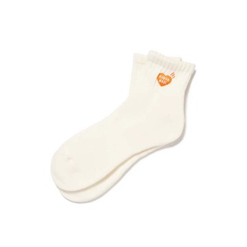 HUMAN MADE PILE SHORT SOCKS WHITE 愛心短襪 襪子 白色 HUMAN-283 [台灣現貨]