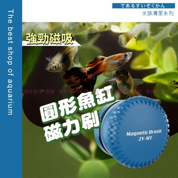 魚寶貝【智洋-MT圓形磁力刷】輕鬆除缸壁髒污💦內外兼淨〞磁力刷 魚缸清潔 刮藻刷 玻璃刷 魚缸刷 清潔刷 浮力刷 除藻