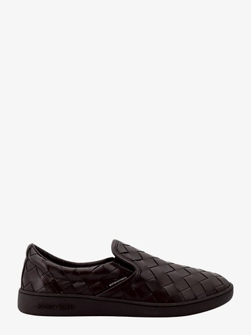 Leather slip-on sneakers with intrecciato motif - BOTTEGA VENETA - gender_Man