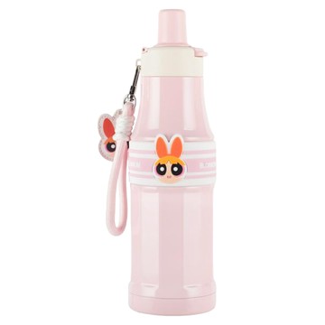 BEDDYBEAR 杯具熊 激浪雙飲保溫杯 316不銹鋼 粉花花  550ml  1個  粉紅色