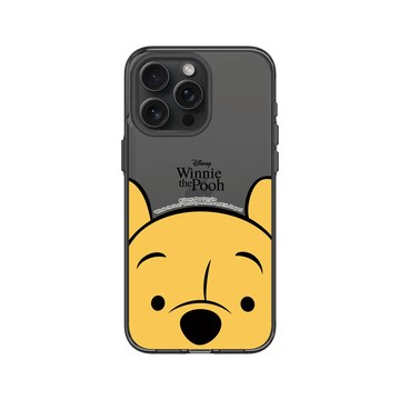 iPhone 15 Pro Max Clear 酷墨灰 - 迪士尼-小熊維尼 Disney Winnie The Pooh - 罐中一探