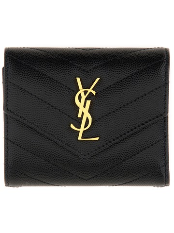 saint laurent cassandre matelassé multi-fold wallet