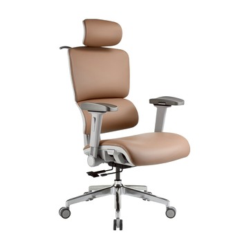 irocks T07 EVO 人體工學椅-水盾革 兩色砂岩棕