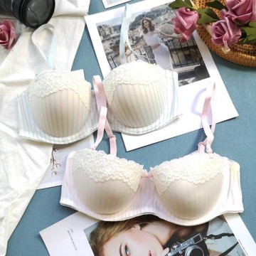 小芬光面半杯型厚款內衣聚攏小胸性感抹胸式文胸防滑胸罩可拆肩帶