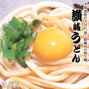 純生讃岐うどん 3人前セット［うどん300g×1袋＋だし醤油10ml×3袋］