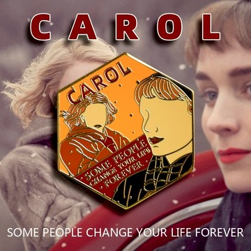 卡羅爾CAROL電影周邊金屬徽章冰箱貼胸針魔兔百合凱特布蘭切特