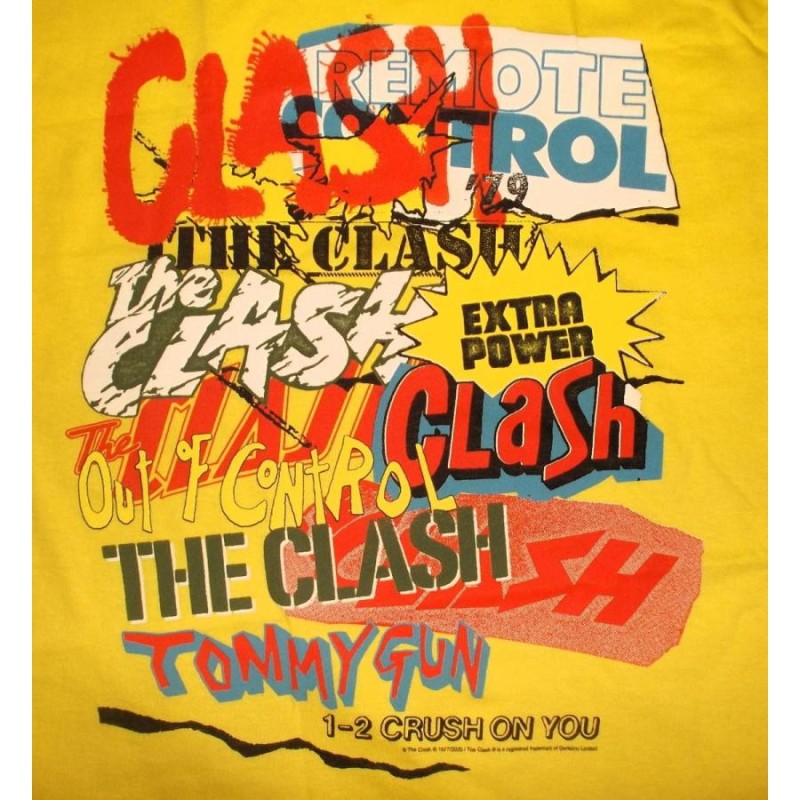 ザ・クラッシュ Ｔシャツ The Clash シングル ロゴ 正規品