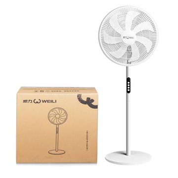 威力風扇落地扇家用靜音16寸電風扇落地風大帶遙控靜音搖頭扇批發