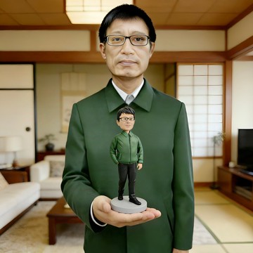 老公 爸爸 生日禮物訂製 客製化 人偶 公仔 似颜绘 照片紀念 擺飾