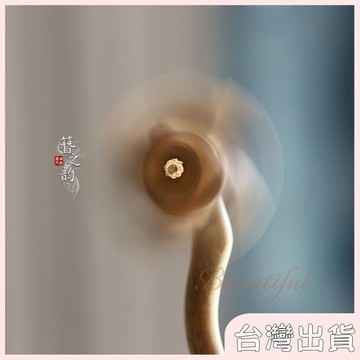 ✨臺灣出貨✨【飾飾如意】簪之韻【等風來】風車髮簪子搞怪有趣綠檀木創意髮飾盤發個性實木