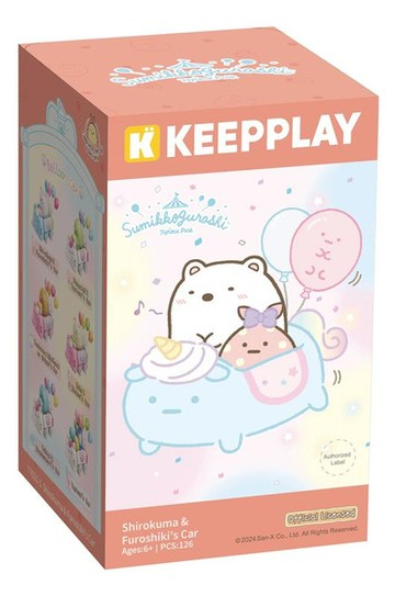 Keepplay積木 角落小夥伴 氣球小車系列 白熊&包袱巾