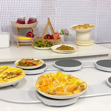 [6盤款] 迴轉餐桌 旋轉餐盤 菜盤 餐桌轉盤 旋轉盤 旋轉菜盤