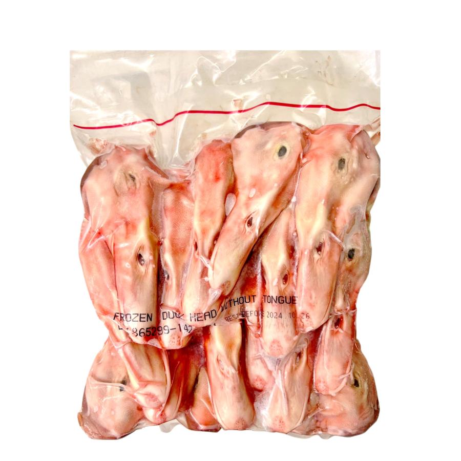 冷凍   生 鴨頭    鴨の頭  2KG 　 (舌なし) アヒルの頭　　鴨肉 生鴨頭 　 中華食材　中華食品 　冷凍のみの発送