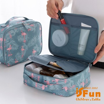 【iSFun】立體鋪棉＊動物盥洗化妝箱包/花色可選