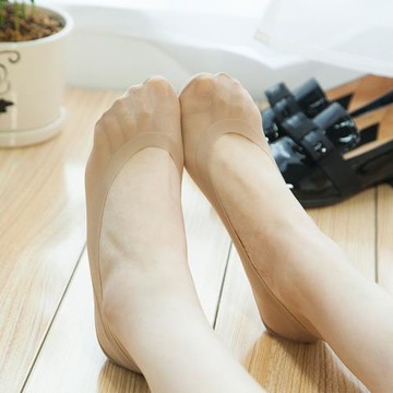 大碼襪子女士夏季薄款冰絲無痕隱形襪淺口船襪硅膠防滑不掉跟襪套
