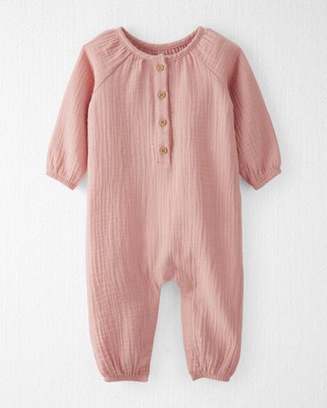 Baby Organic Cotton Gauze Jumpsuit