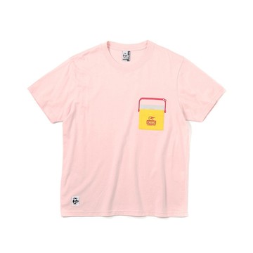 CHUMS Camper Cooler Pocket T-Shirt短袖上衣-粉-CH012360R058